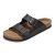 Black Distressed Leather
