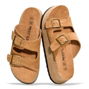 Project Cloud Women's | 100% Genuine Leather Platform Sandals for Women | Plush & Soft Insole | Lightweight | Non-Slip - Barcelona
