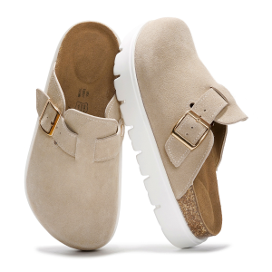 Project Cloud Women's | Genuine Leather Clogs | ProjectPlush | Lightweight | Non-Slip - Benton Chunky