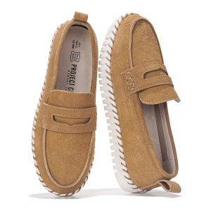 Project Cloud Women's | Genuine Leather Loafers | Memory Foam | Lightweight | Non-Slip - Filide