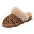 Dark Brown Leopard Suede