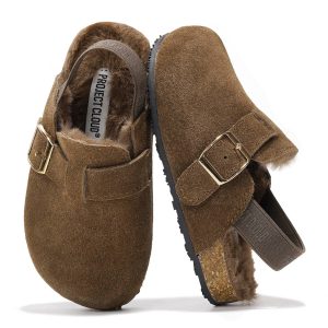 Project Cloud Kids | Mini Clogs for Kids | Genuine Leather | Memory Foam | Lightweight | Non-Slip - Jeanna