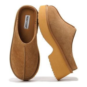 Project Cloud Women's | Genuine Suede Slip-on Mules | Memory Foam | Lightweight | Non-Slip - Johnna