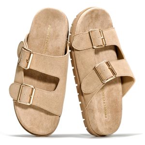Project Cloud Women's | Genuine Leather Platform Sandals for Women | Plush & Soft Insole | Lightweight | Non-Slip - Lanura