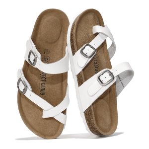 Project Cloud Women's | Genuine Leather Sandals | Memory Foam | Lightweight | Non-Slip - Lian