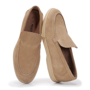 Project Cloud Men's |  100% Genuine Leather - Venetian Loafers | Memory Foam | Lightweight | Non-Slip - Mark