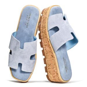 Project Cloud Women's | Genuine Leather Wedge Sandals | Memory Foam | Lightweight | Non-Slip - Mila
