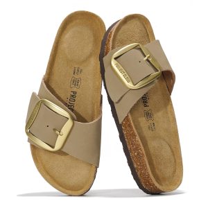 Project Cloud Women's | 100% Genuine Leather Women Sandals | Memory Foam | Lightweight | Non-Slip - Mykonos