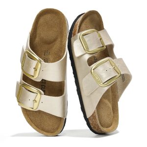 Project Cloud Women's | 100% Genuine Leather Women Flat Sandals | ProjectPlush | Lightweight | Non-Slip - Santorini