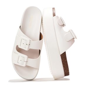 Project Cloud Women's | Wedge Platform Sandals | Eco-Leather Upper | Memory Foam | Non-Slip - Softy